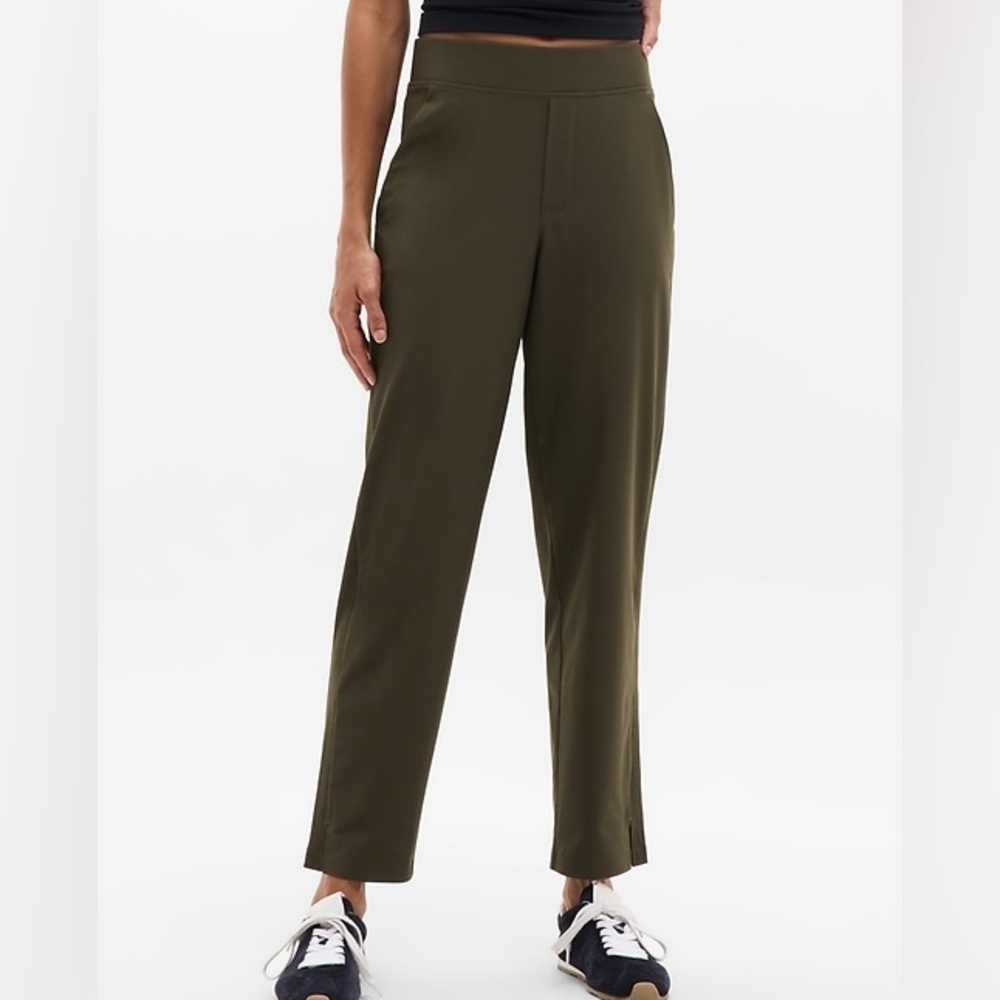 Athleta Brooklyn Mid Rise Ankle Pants EUC Various Sizes Color Forest (B3)
